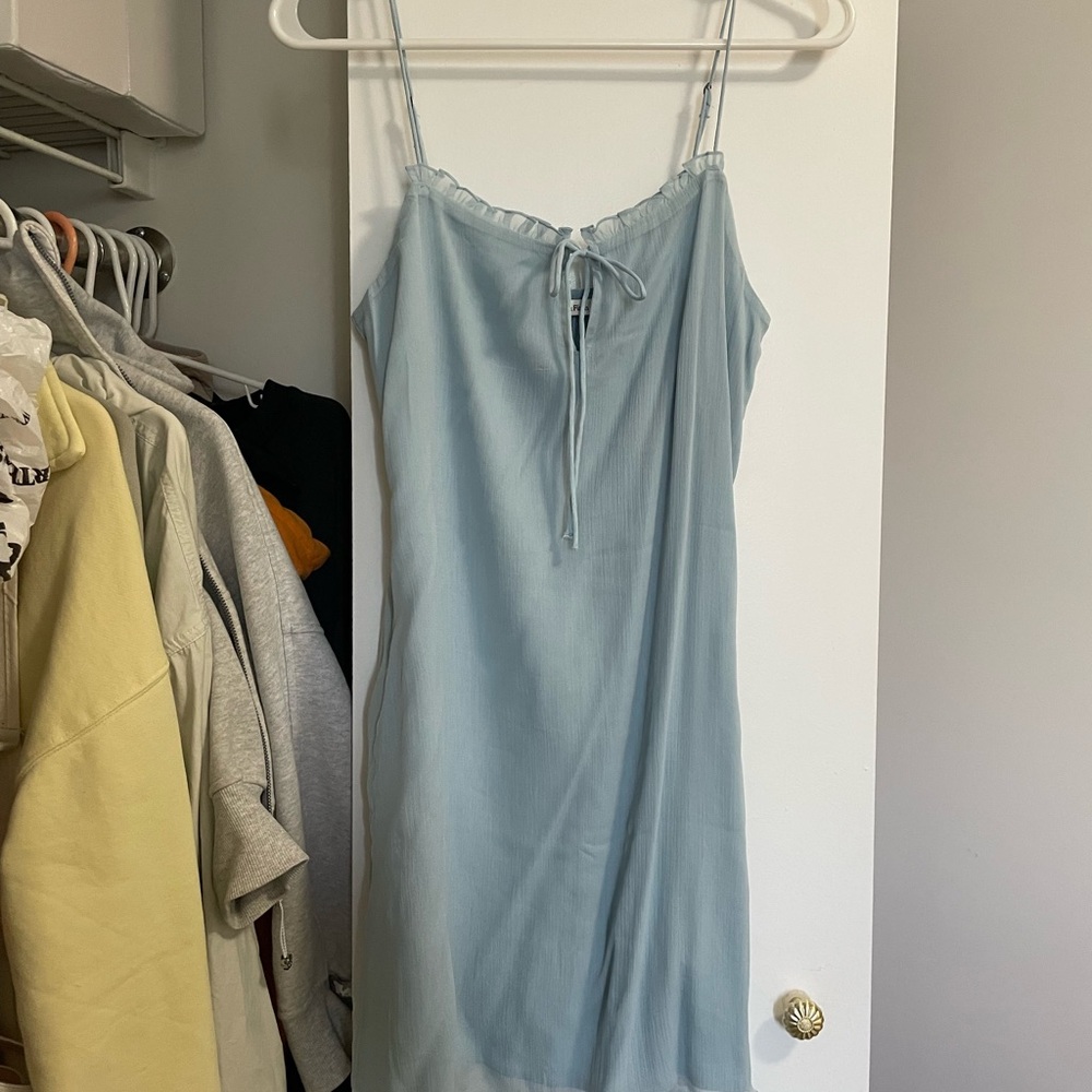 A&F Light Blue Slip Dress NWT